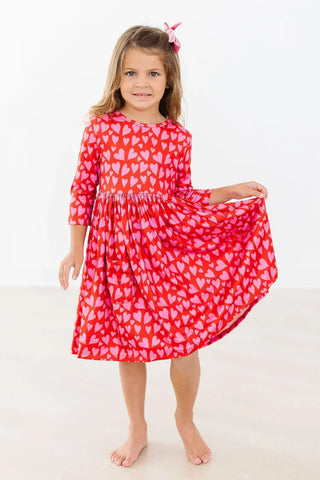 Hearts & Hugs Pocket Twirl Dress/Bodysuit