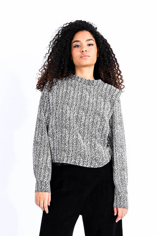 Leopard Print Blouse