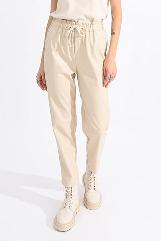 Ladies Vegan Leather Pants