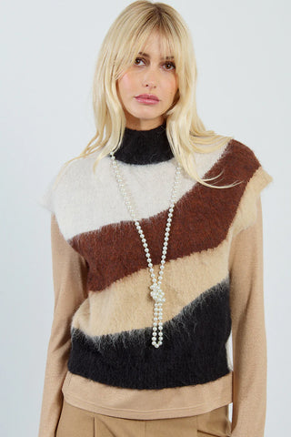 Dedra Knit Sleeveless Sweater