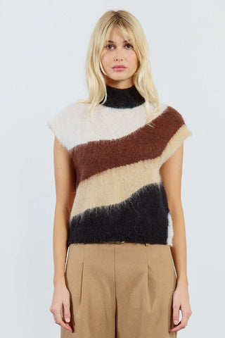 Dedra Knit Sleeveless Sweater
