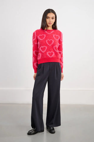 Dezi Knitted Heart Sweater