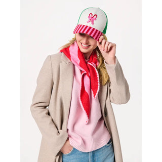 Candy Cane Trucker Hat in Multi