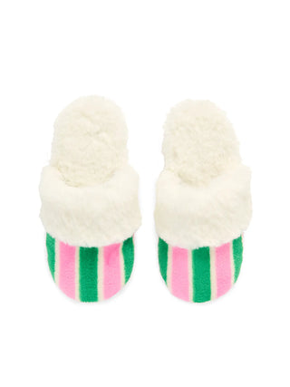 Holly Stripe Slippers