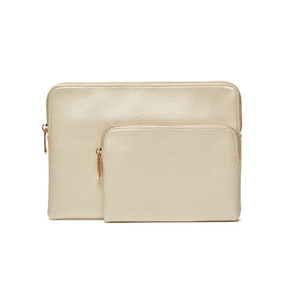 Mia 2 Piece Pouch Pearl White