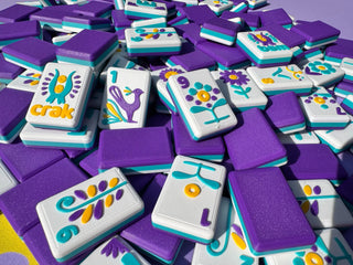 Floral Splash Series Mahjong Tiles