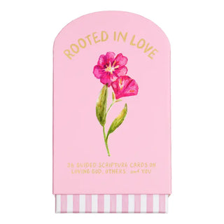 Faith Collection Guided Cards W/Stand Rooted in Love