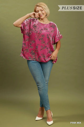 The Amara Front Lining Round Neck Sleeveless Printed Top