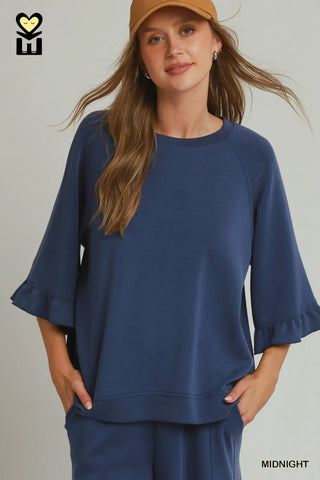 The Bexley Spaceknit Wide Leg Set