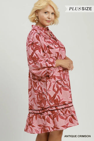 The Tatum Floral Print Smocked Ruffle Tiered Dress