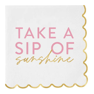 Beverage Napkin - Sip of Sunshine