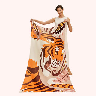 Printed Thrill of the Tiger Scarf