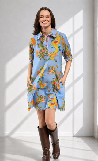 The Annie Chatham Blue Dragon Dress