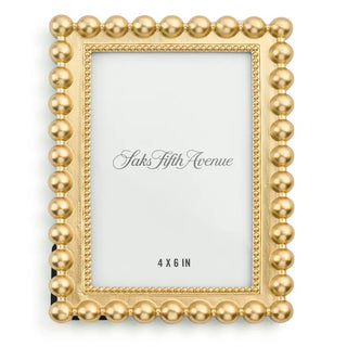 Gold Beaded City Chic Frame 4X6
