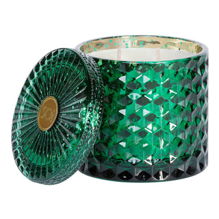 Mistletoe & Holly 15oz Shimmer Candle (Green)