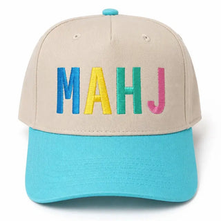 MAHJ Mahjong Two-Toned Hat for Women