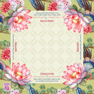 Lotus Blossom Mahjong Mat