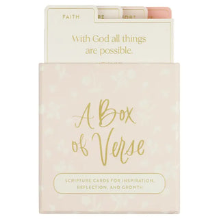 Faith Floral Pink Box of Verse