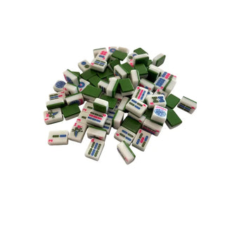 Forest Silk Green American Mahjong Tile Set