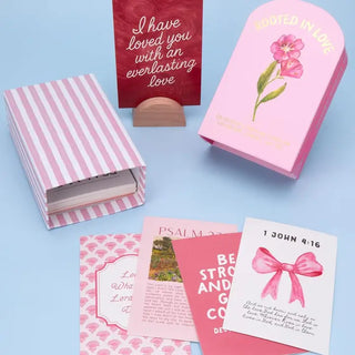 Faith Collection Guided Cards W/Stand Rooted in Love
