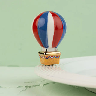 red, white, and balloon
