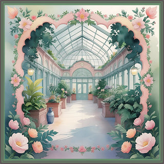 Victorian Conservatory Mahjong Mat
