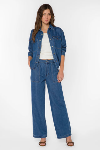 Clarise Blue Shacket