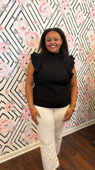 The Margaret Ruffle Sweater