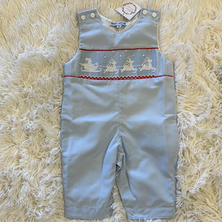 Blue Cord w/ Red Stripe Trim Longall