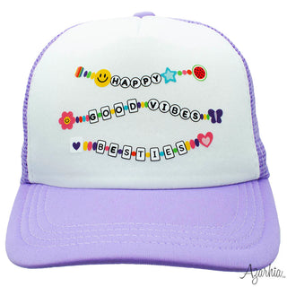 Friendship Bracelet Lavender Trucker Hat