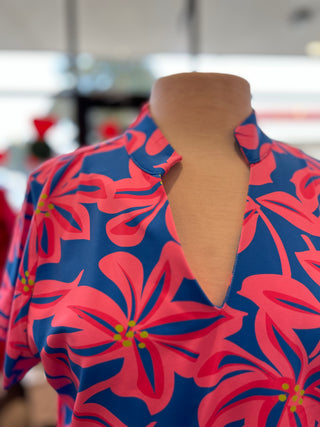 Tiki Time Pink Montauk Dress