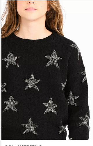 Girls Knitted Star Sweater