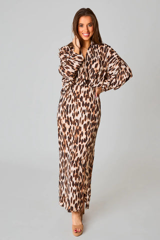 JUDE LONG SLEEVE MAXI DRESS - KIARA