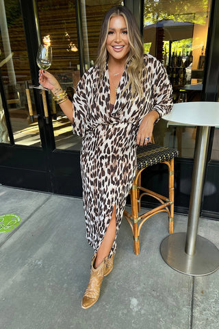 JUDE LONG SLEEVE MAXI DRESS - KIARA