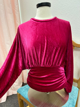 Long Sleeve Velvet Top