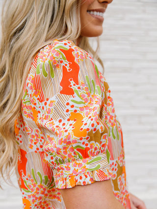 Marie Top | Center Piece Tan
