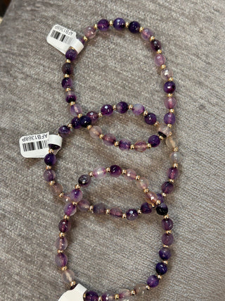 Amethyst Bead Bracelet