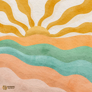 Summer Waves Mahjong Mat