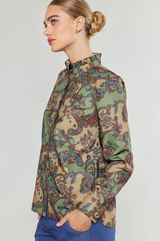 The Adaline Paisley Blouse