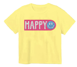 Bella Glitter Happy Tee