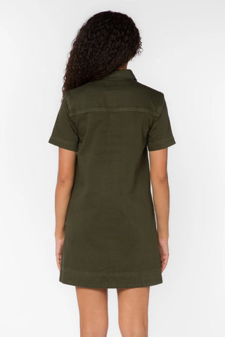 Macayle Ivy Mini Denim Shift Dress