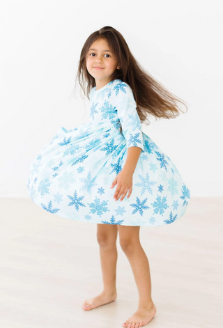 Winter Wonderland Pocket Twirl Dress
