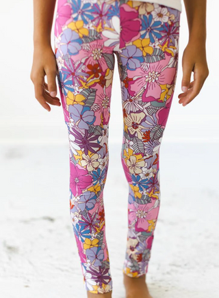 Mauve What's Up Buttercup Leggings