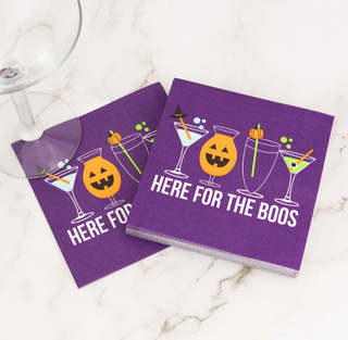 Here For The Boos Cocktail Napkins (Pack of 20)