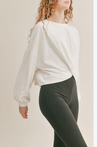 Top of Class Sweatshirt: Ivory