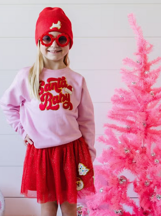 Santa Baby Patch Christmas Sweatshirt