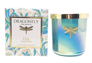 Gia - Iridescent Aqua Lemon and Green Tea