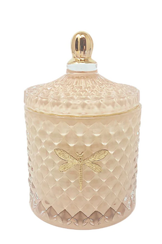 Bella Candle - Bisque and Gold, Ginger and Spice