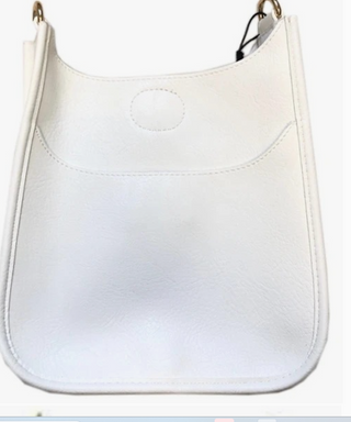 Classic Vegan Leather Messenger Purse