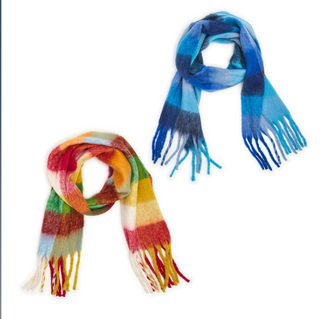 Happy Hues PLAID SCARVES